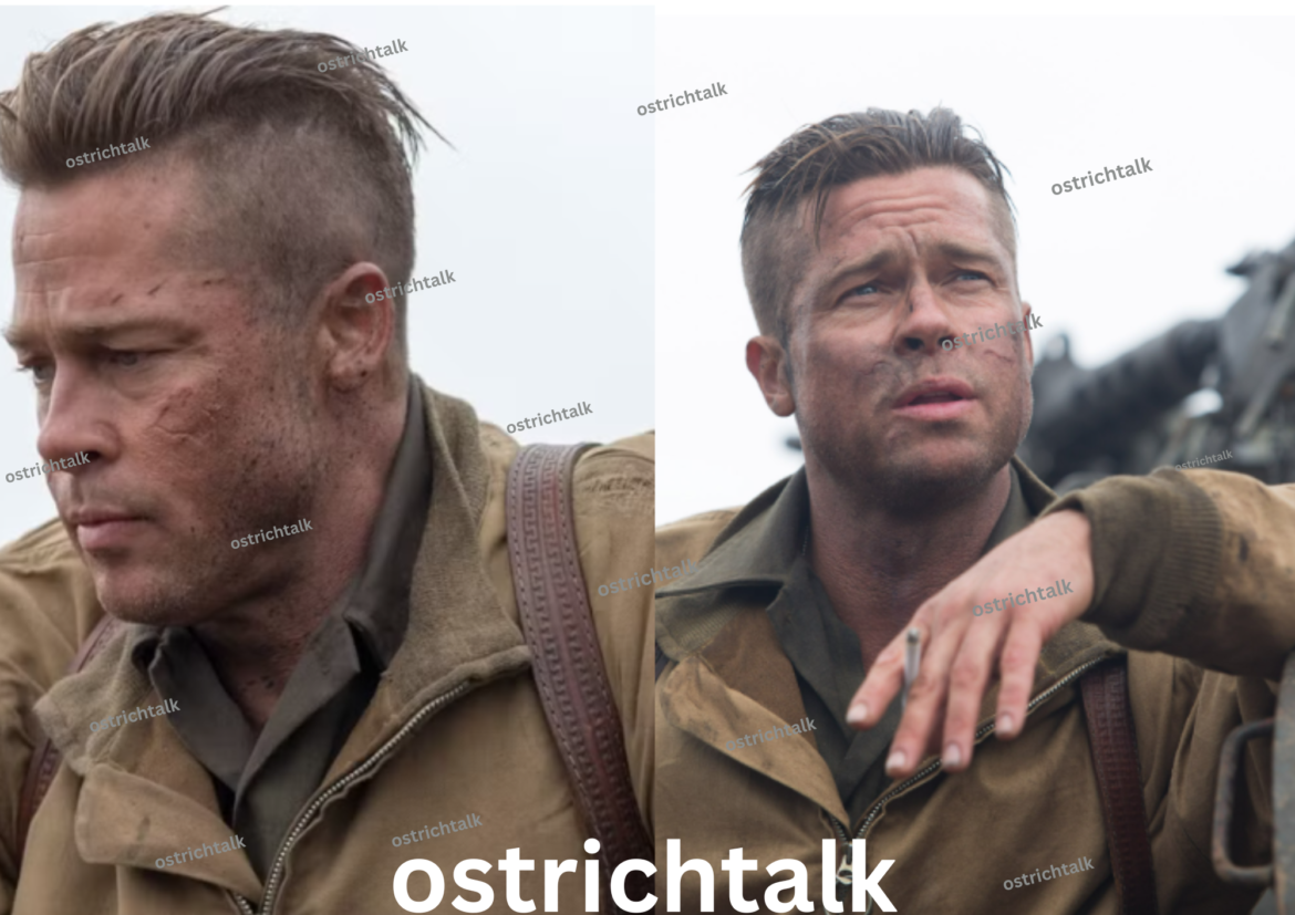 brad pitt ww2 movie